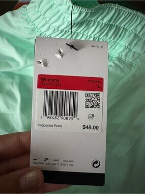 Nike Women's Mint Green Training Shorts